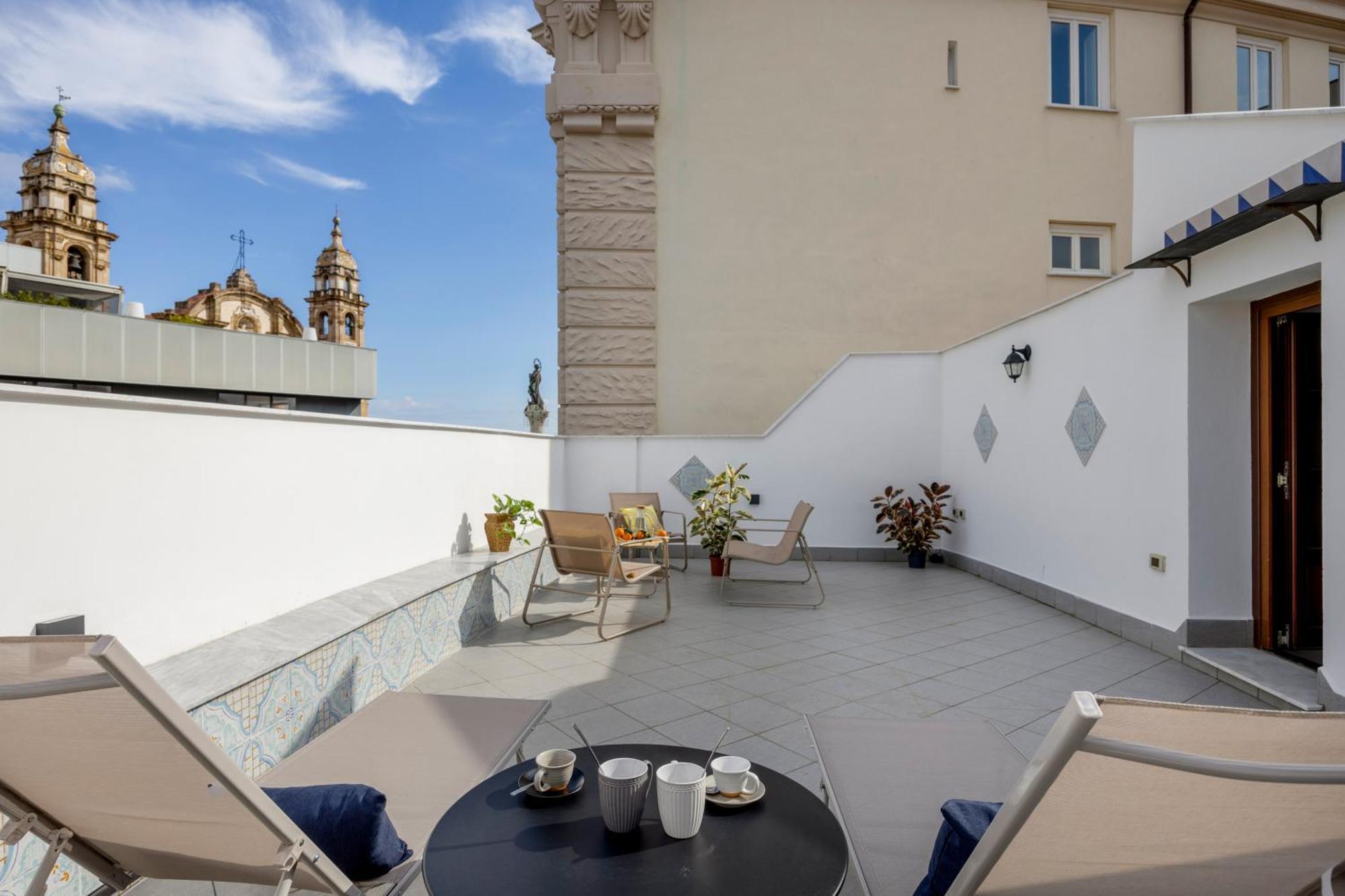 Апартаменты Terrazza San Domenico Палермо Экстерьер фото